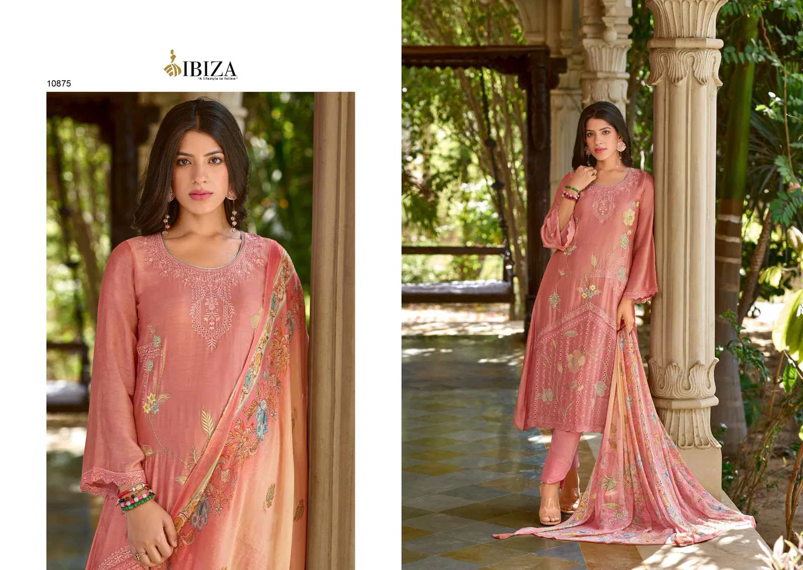 Arnica By Ibiza Bambarg Muslin Designer Salwar Kameez Exporters In India